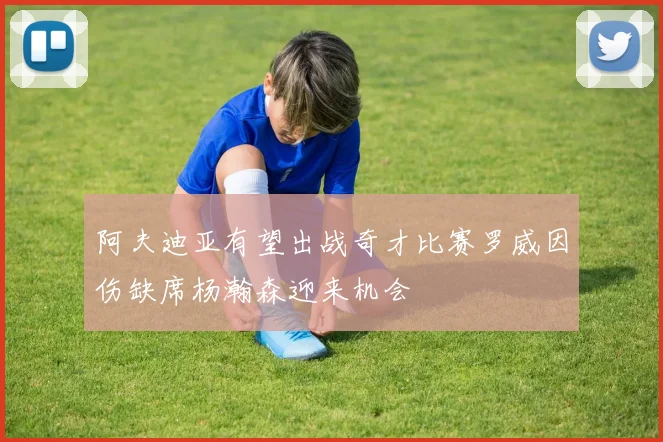 阿夫迪亚有望出战奇才比赛罗威因伤缺席杨瀚森迎来机会