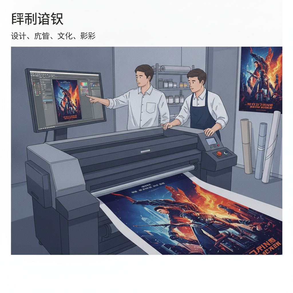 影视广告海报的制作过程